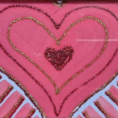 Mijn hart is mijn merk, geloof ik.